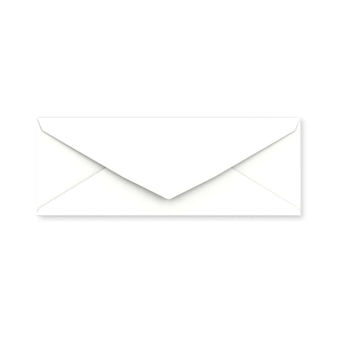 White Gummed Business Envelope (80 x 215mm)
