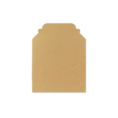Manila Brown Peel & Seal Rigid Board Mailers Envelope (150 x 150mm)