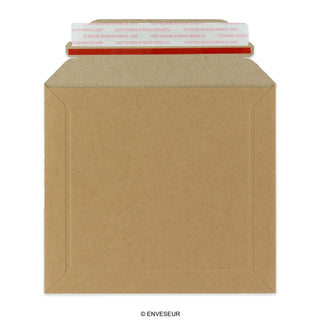 Manila Brown Peel & Seal Rigid Board Mailers Envelope (164 x 180mm)