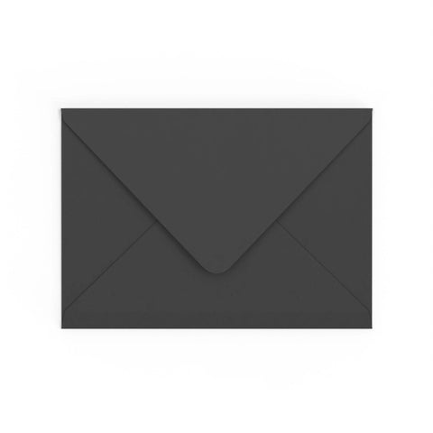C5 Black British Made Gummed V-Flap Envelope (162 x 229mm)