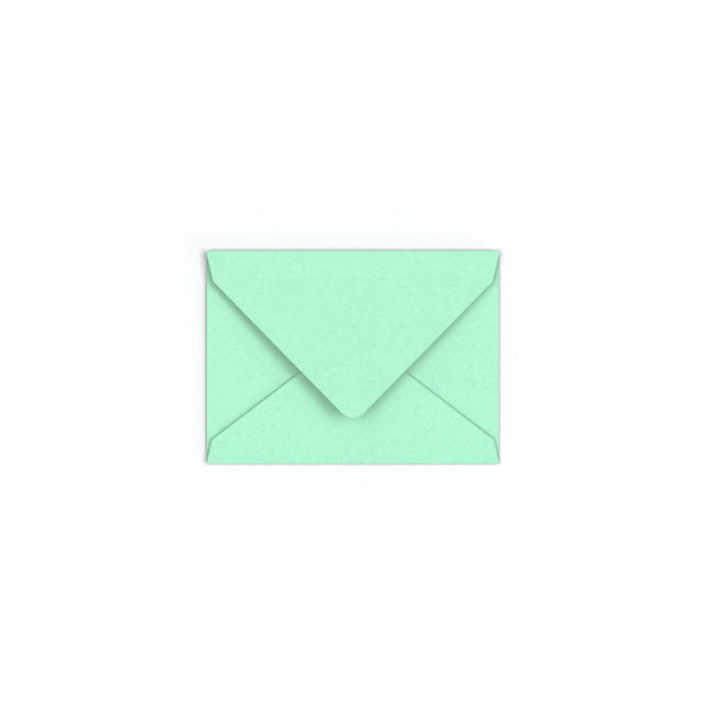 C7 Jade Green British Made Gummed V-Flap Envelope (82 x 113mm)