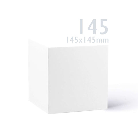 White Smooth Cards & Envelopes Pack White 155x155 mm + 145x145 mm