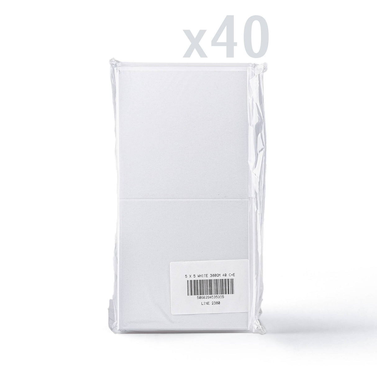 White Smooth Cards & Envelopes Pack