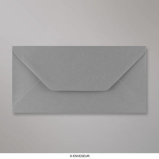 DL Dark Grey Gummed V-Flap Greetings Envelope (110 x 220mm)