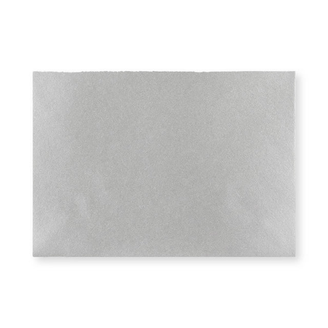 Metallic Silver Gummed V-Flap Greeting Card Envelope (133 x 184mm)