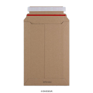 Manila Brown Peel & Seal Rigid Board Mailers Envelope (270 x 185mm)