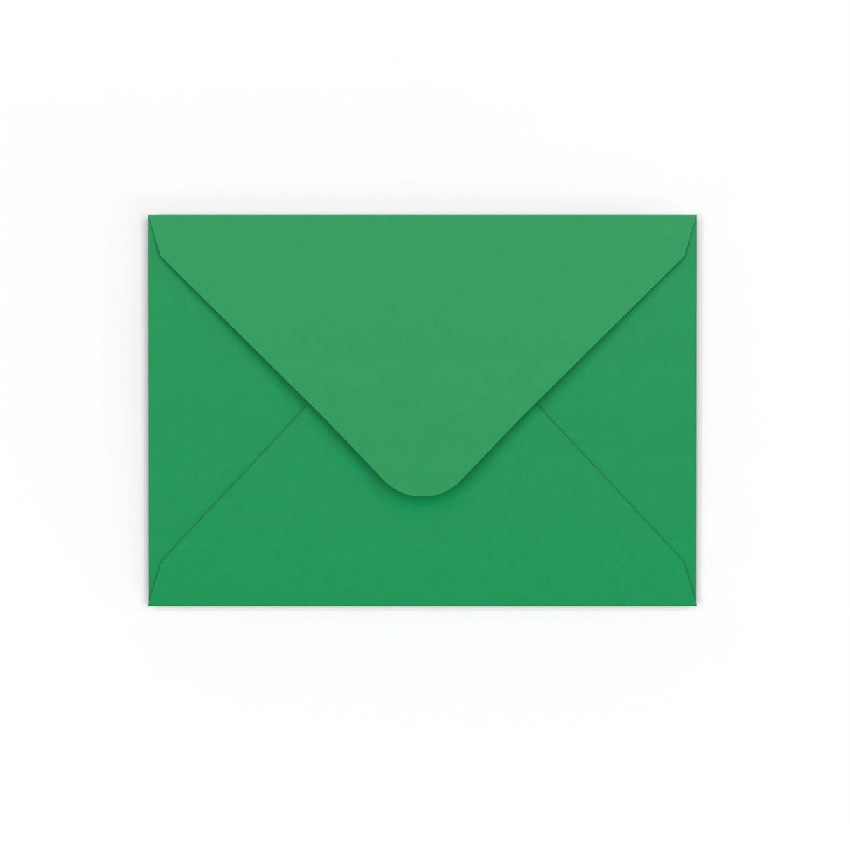 Dark Green Gummed V-Flap Envelope (125 x 175mm)
