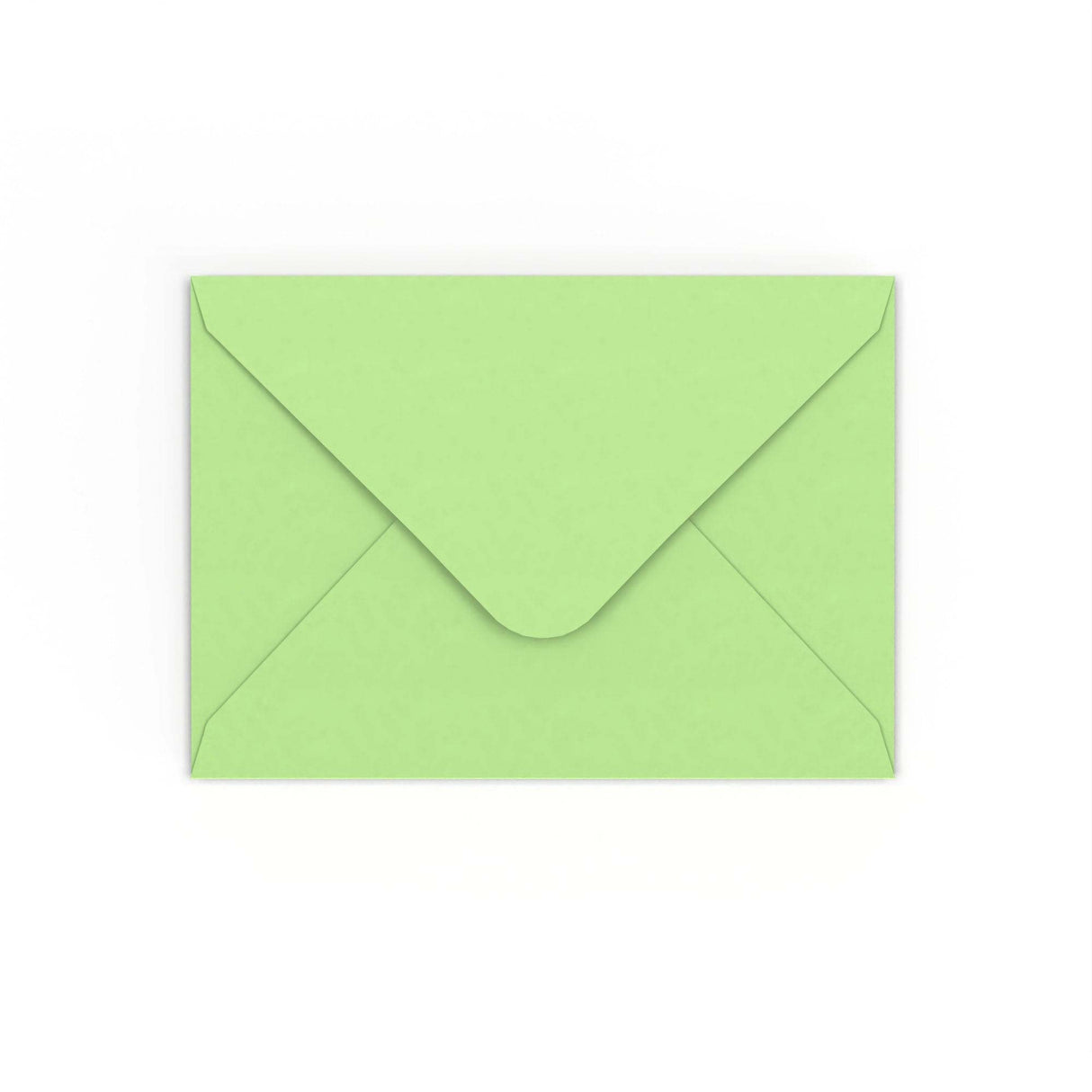 Pale Green Gummed V-Flap Envelope (125 x 175mm)