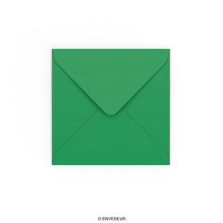 Dark Green Gummed V-Flap Envelope (130 x 130mm)