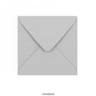 Pale Grey Gummed V-Flap Envelope (155 x 155mm)