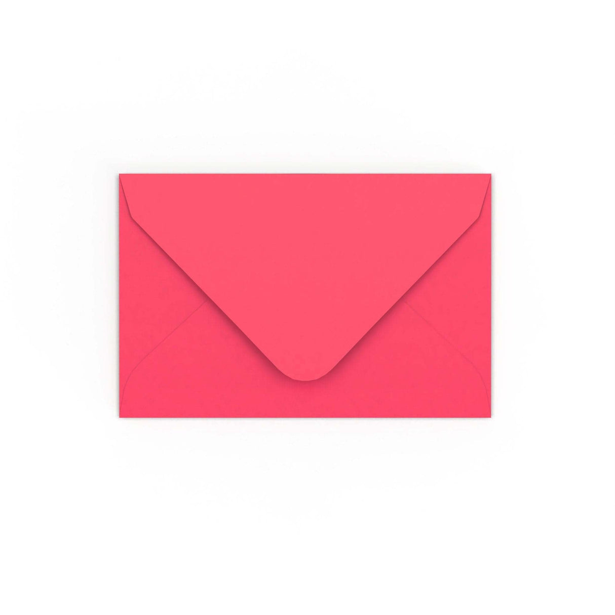 Bright Pink Gummed V-Flap Envelope (65 x 94mm)