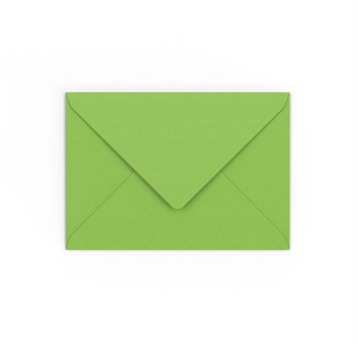 C6 Mid Green Gummed V-Flap Envelope (114 x 162mm)