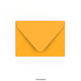 C7 Dark Yellow Gummed V-Flap Envelope (82 x 113mm)