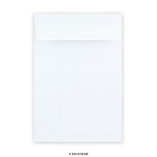White Recycled Gusset Peel & Seal Envelope (178 x 254 x 25mm)