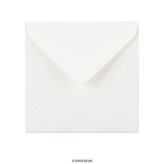 White Gummed V-Flap Envelope (130 x 130mm)