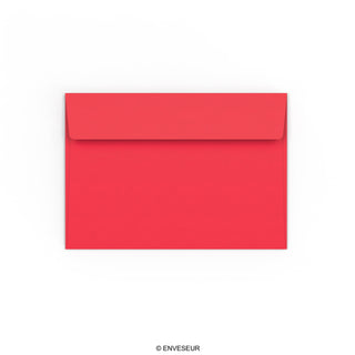 C6 Bright Red Peel & Seal Envelope (114 x 162mm)