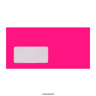 DL Pink Peel & Seal Neon Envelope (110 x 220mm)
