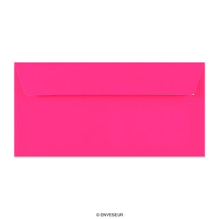 DL Pink Peel & Seal Neon Envelope (110 x 220mm)