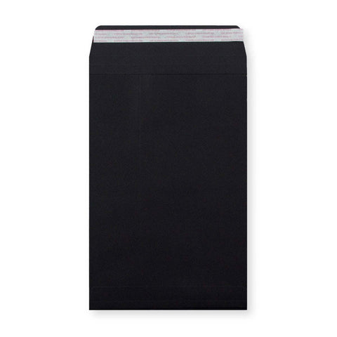 C4 Black Peel & Seal Gusset Envelope (324 x 229 x 25mm)