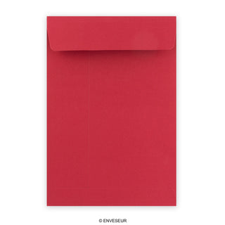 C4 Dark Red Peel & Seal Gusset Envelope (229 x 324 x 25mm)