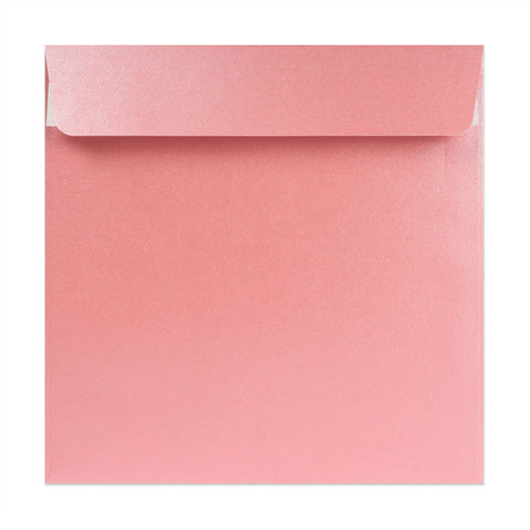 Pearlescent Envelopes Pink 170 x 170 mm Peel and Seal
