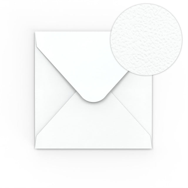 White Hammer Gummed V-Flap Envelope (155 x 155mm)