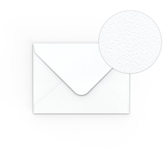 C7 White Hammer Gummed V-Flap Envelope (82 x 113mm)
