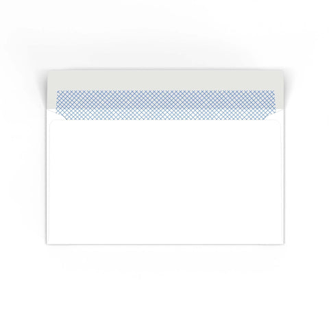 White Opaque Gummed Business Envelope (89 x 152mm)