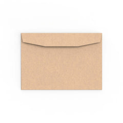 C6 Manila Brown Gummed Business Envelope (114 x 162mm)