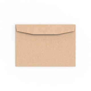 C6 Manila Brown Gummed Business Envelope (114 x 162mm)