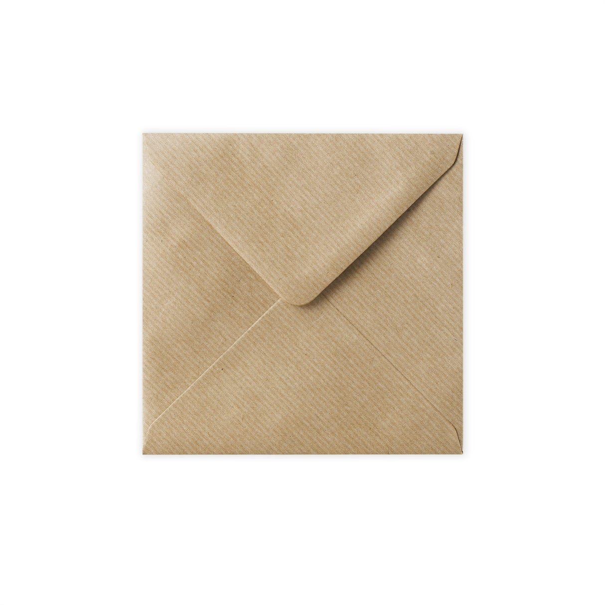 Ribbed Kraft Envelope  140x140 mm