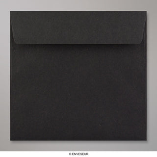 155x155 mm Black Envelope