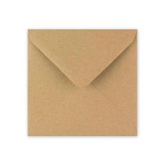 Kraft V-Flap Gummed Envelopes 110 Gsm Fleck 100 x 100 mm