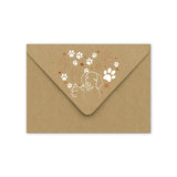 Envelope Paw Print design