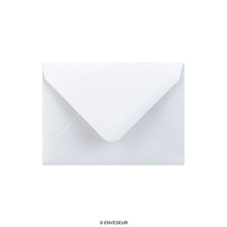 C7 White Gummed V-Flap Envelope (82 x 113mm)