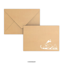 Christmas Envelope – Toy Train Fleck 162 x 229 mm (C5)