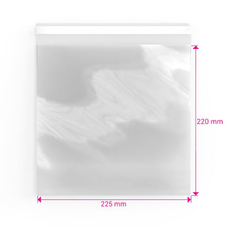 Cello Bags (Non-Header) Clear 220 x 225 mm