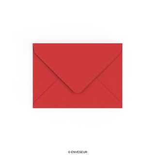 Cherry red envelope 133x184 mm