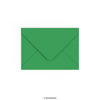 Kelly green envelope 133x184 mm