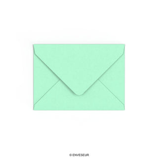 Jade green envelope 133x184 mm