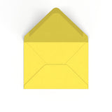 Sunflower Yellow British Made Gummed Envelope (133 x 184mm)