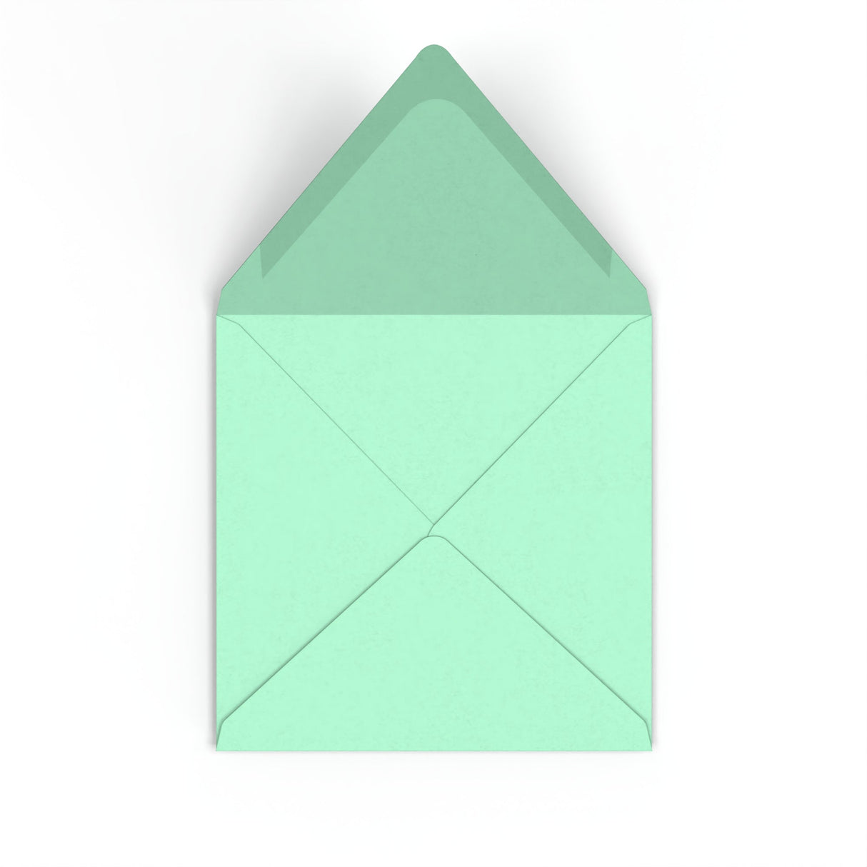 Jade Green British Made Gummed V-Flap Envelope (155 x 155mm)