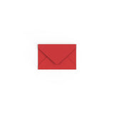 Cherry Red British Made Gummed Envelope (62 x 94mm)