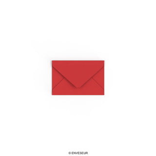 Cherry red envelope 62x94 mm