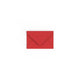 Cherry Red British Made Gummed Envelope (62 x 94mm)