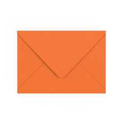 C5 Flame Orange British Made Gummed V-Flap Envelope (162 x 229mm)