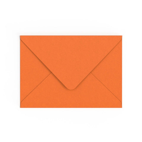 C5 Flame Orange British Made Gummed V-Flap Envelope (162 x 229mm)
