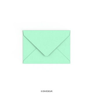 C6 Jade Green British Made Gummed V-Flap Envelope (114 x 162mm)