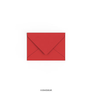 Cherry red envelope 82x113 mm (C7)