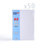 A3 White Card 300gsm Pack of 50